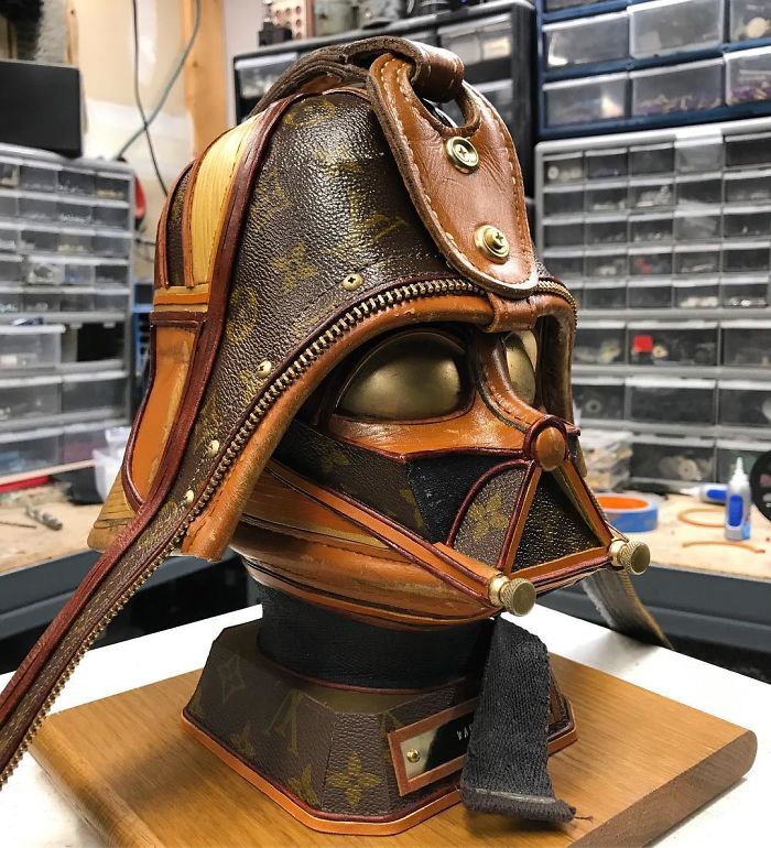 Des sculptures Star Wars fabriquées avec des sacs Louis Vuitton #12