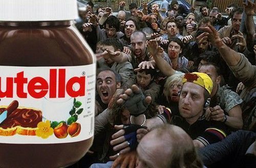 Résultat de recherche d'images pour "Emeutes en France pour des pots de Nutella"