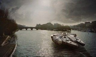 Star Wars : le Faucon Millenium s'est posé à Paris