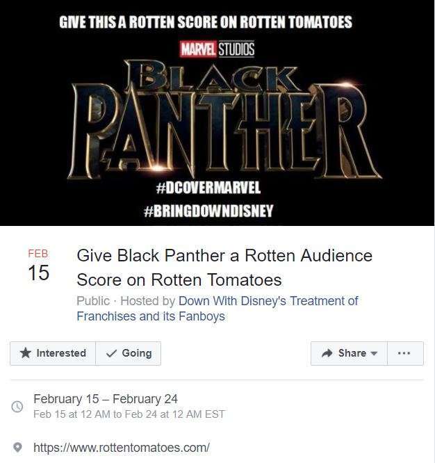 Black Panther : les fans DC s'organisent pour saboter le film #2