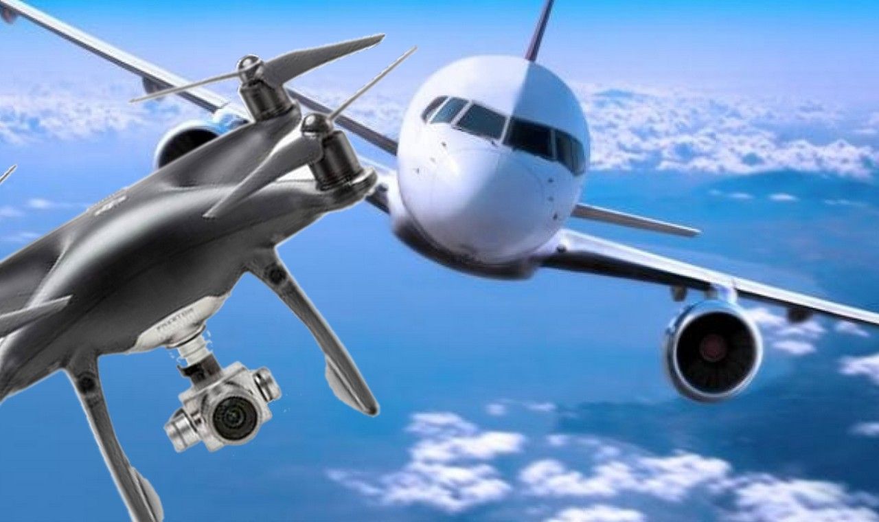 Vidéo : un drone a failli percuter un avion de ligne