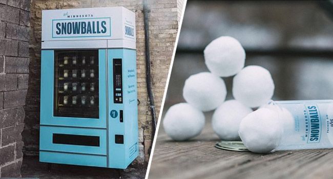 Snowballs : le distributeur de boules de neige