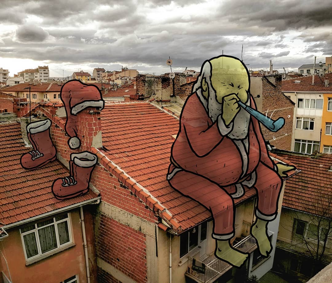 Lilliputs Series : il ajoute des géants sur des photos d'Istanbul #11