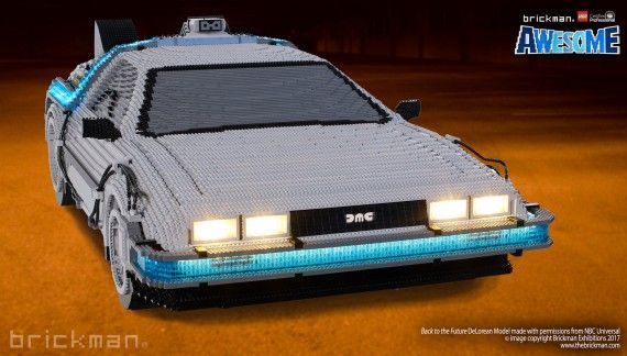 Retour vers le Futur : un fan réalise une DeLorean en LEGO quasi grandeur nature