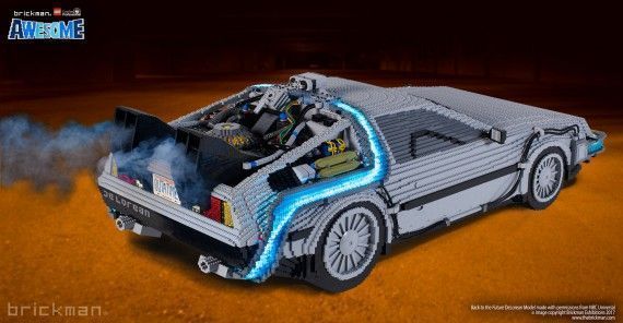 Retour vers le Futur : un fan réalise une DeLorean en LEGO quasi grandeur nature #4