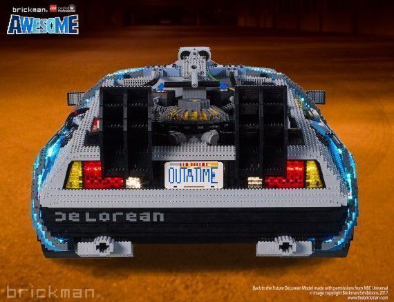 Retour vers le Futur : un fan réalise une DeLorean en LEGO quasi grandeur nature