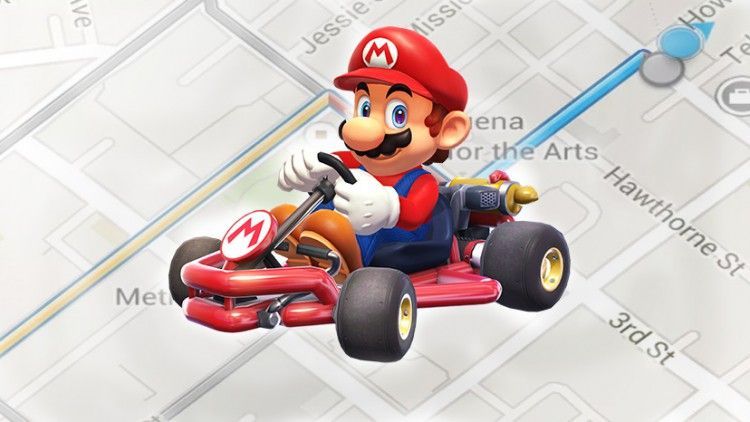 Jouez à Mario Kart sur Google Maps