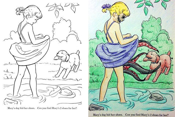 Coloring Corruptions : quand les adultes détournent les cahiers de coloriage des enfants #2