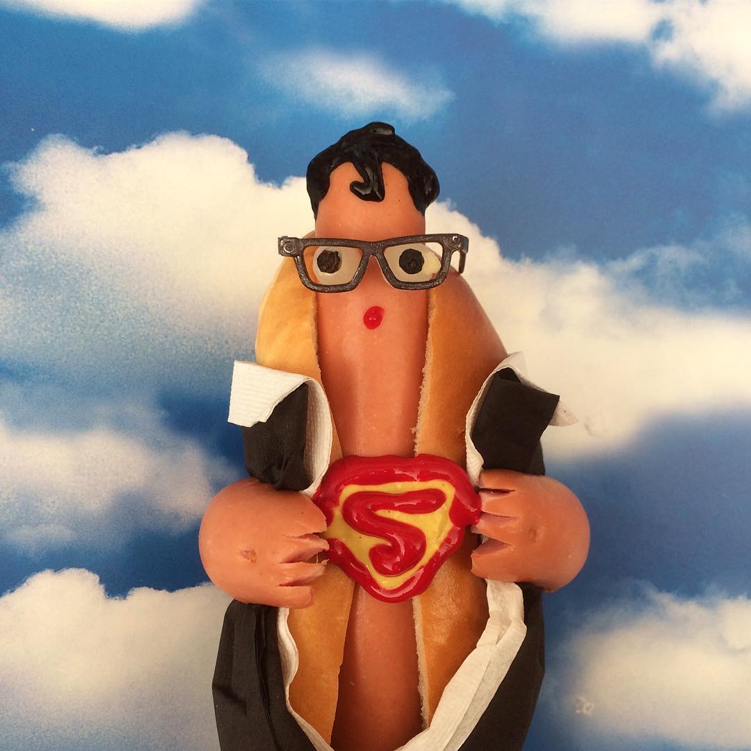 Il reproduit des personnages de la pop culture avec des hot-dogs #6