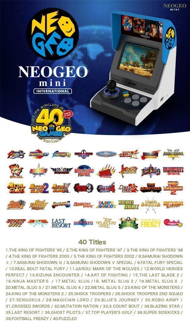 Neo Geo Mini : la borne d'arcade de poche se dévoile en vidéo #4