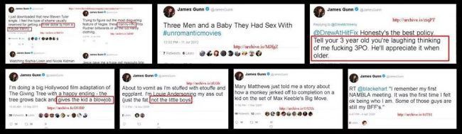Les Gardiens de la Galaxie 3 : James Gunn viré à cause de blagues pédophiles #4