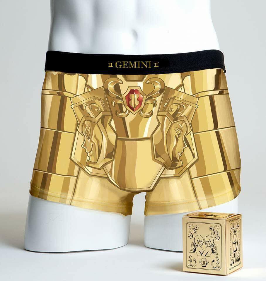 Saint Seya : deux collections de boxers inspirées des armures d'or