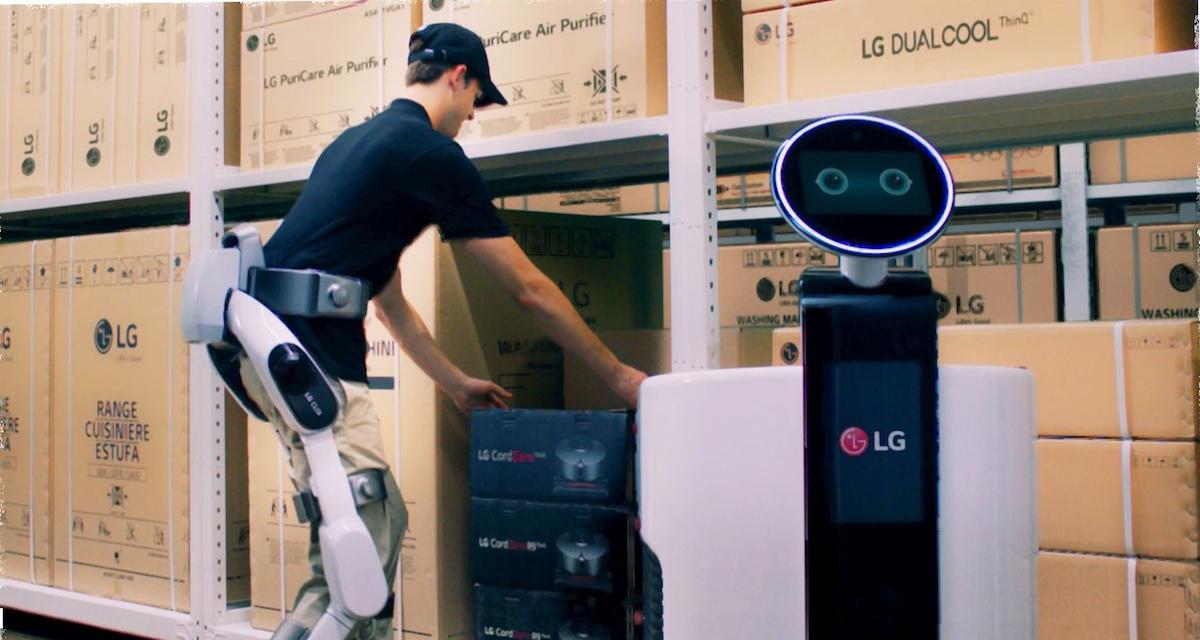 LG dévoile un exosquelette pour aider les travailleurs