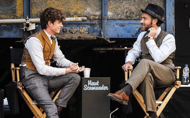 Retour à Poudlard : Jude Law et Eddie Redmayne font une surprise aux fans de Harry Potter à Londres #5