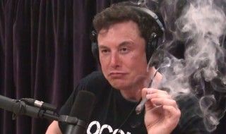Elon Musk fume un joint en direct et fait dégringoler l'action Tesla