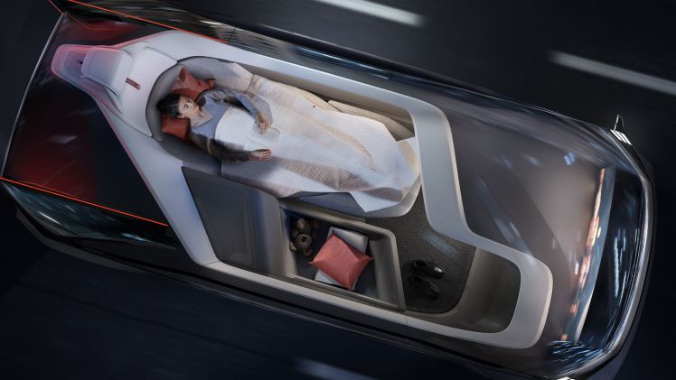 Volvo imagine la voiture du futur avec un lit, un salon et un bureau #2