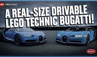 Cette Bugatti Chiron fabriquée avec 1 million de LEGO Technic roule à 30km/h