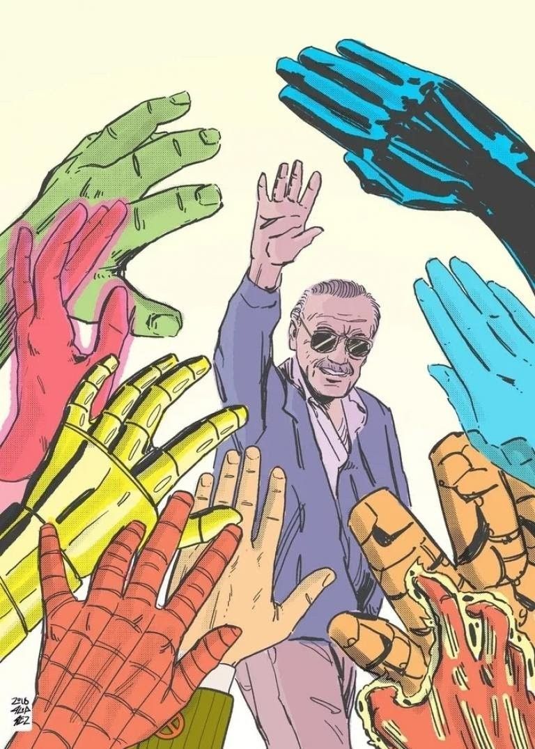 Les plus beaux hommage à Stan Lee en dessins #6