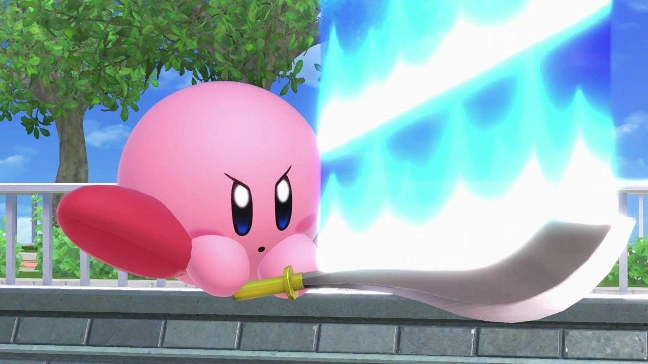 Ce coussin donne l'impression de s'être fait aspiré par Kirby