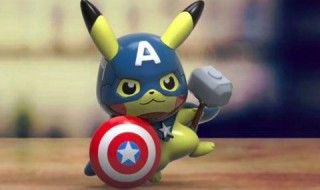 Des figurines de Pikachu en mode Avengers