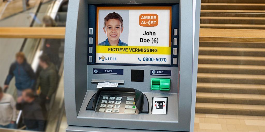 Aux Pays-Bas, les distributeurs automatiques affichent les alertes enlèvements