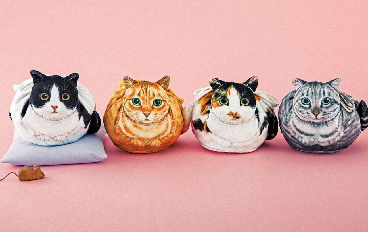 Des sacs en forme de chats ultra-réalistes