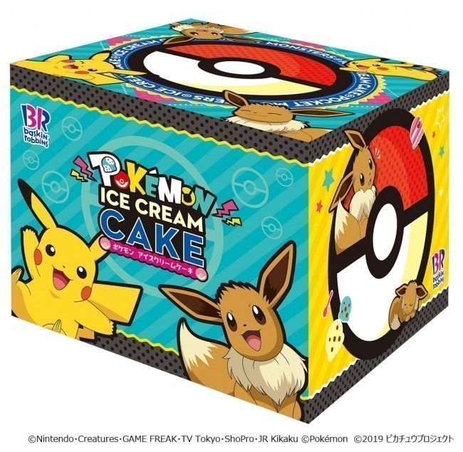Pokémon et Baskin Robbins annoncent des glaces et gâteaux glacés Pikachu et Evoli #9