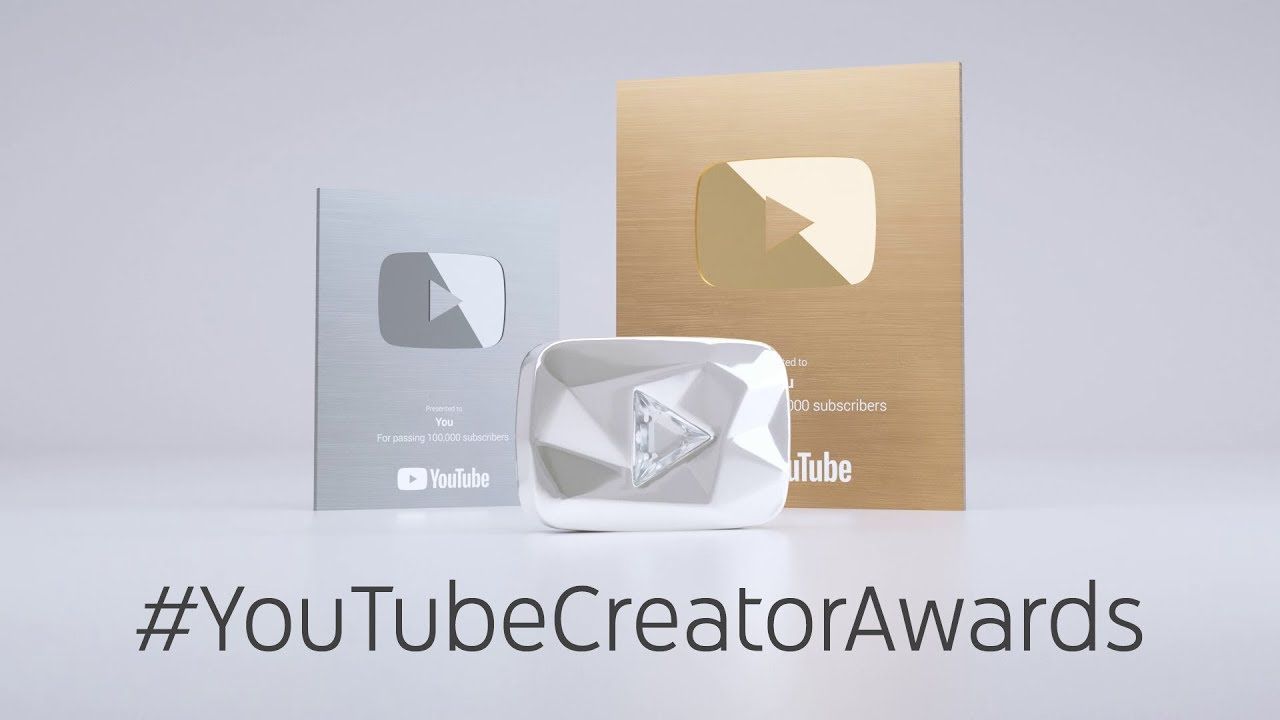 Youtube dévoile son nouveau trophée réservé aux Youtubeurs ˝élites˝