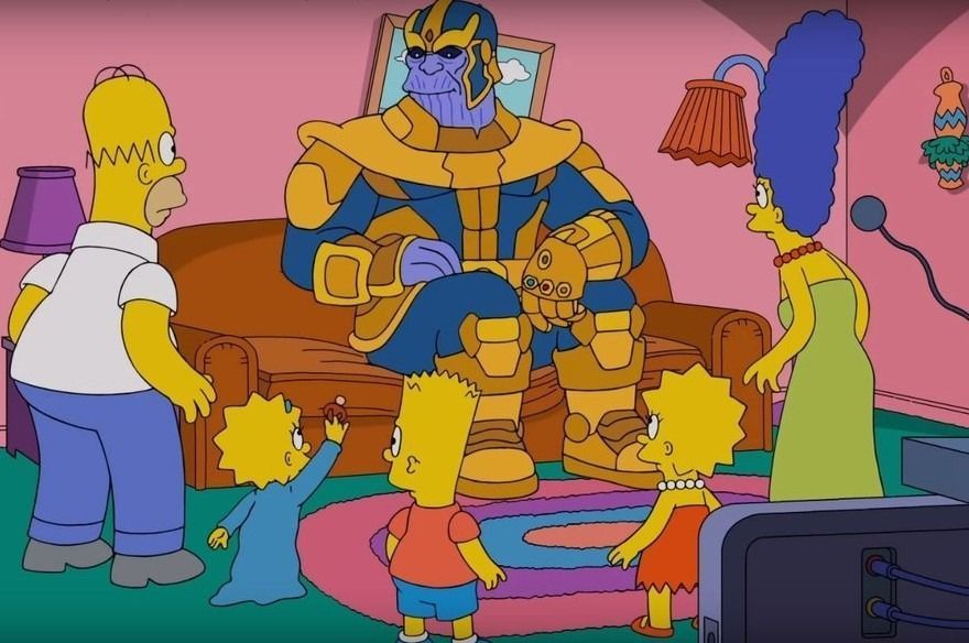 Les Simpson : Kevin Feige et Thanos au casting d'un épisode spécial autour d'Avengers