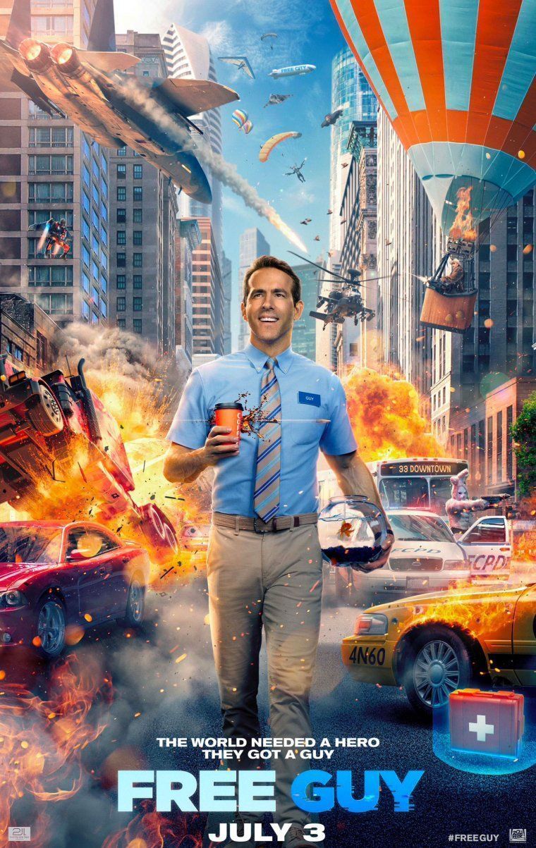 Free Guy : bande-annonce du film où Ryan Reynolds incarne un PNJ dans un GTA-like #4