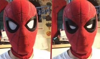 Ce masque de Spider-Man reproduit le célèbre mouvement des yeux du tisseur