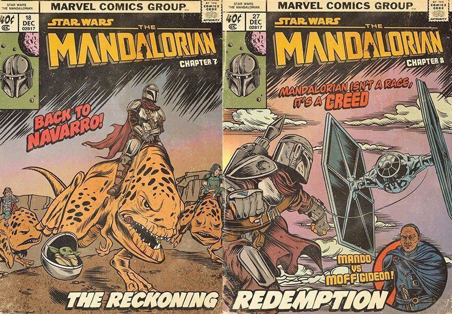 The Mandalorian : cet ariste crée des couvertures de comics vintage #2