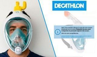 Coronavirus : Decathlon donne 30000 masques de plongée Easybreath aux hôpitaux
