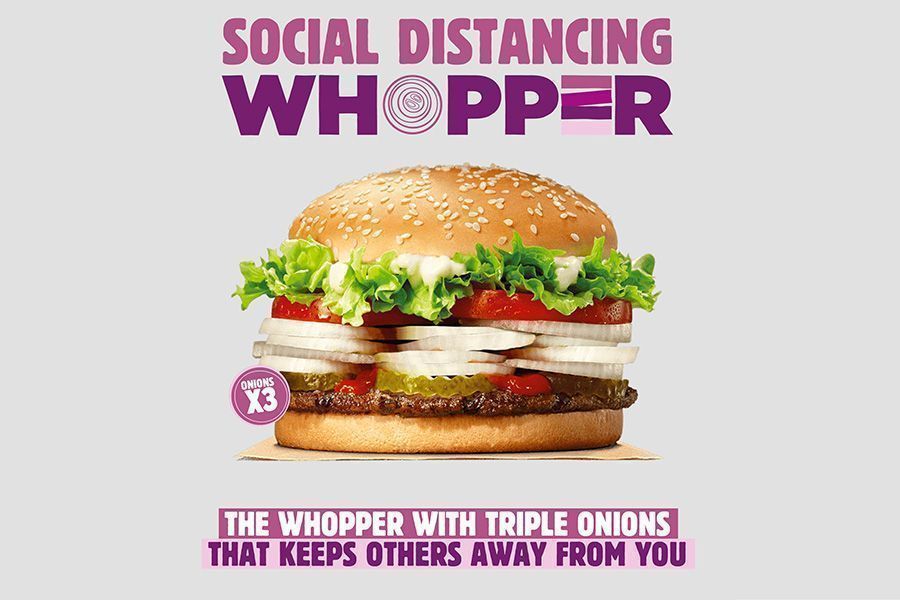Burger King imagine un Whopper très spécial pour faire respecter la distanciation sociale