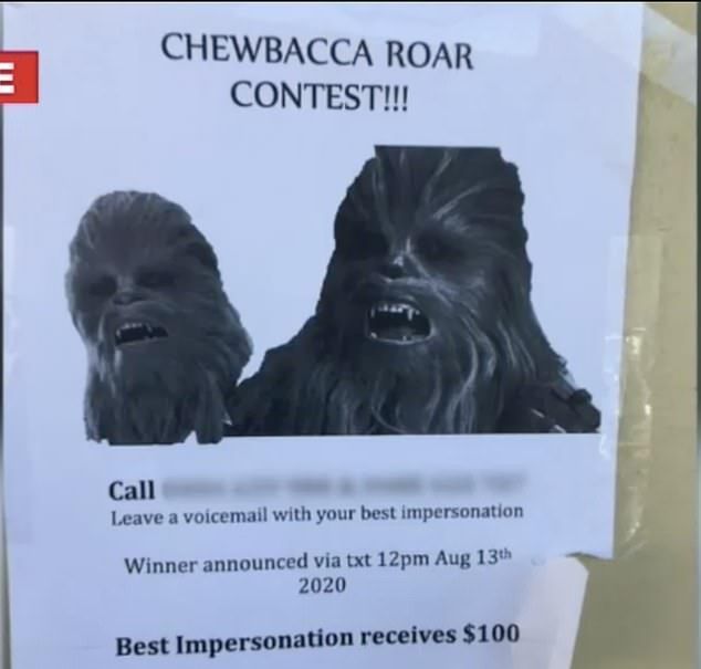 Il organise un concours de grognements de Chewbacca pour se venger de son ex