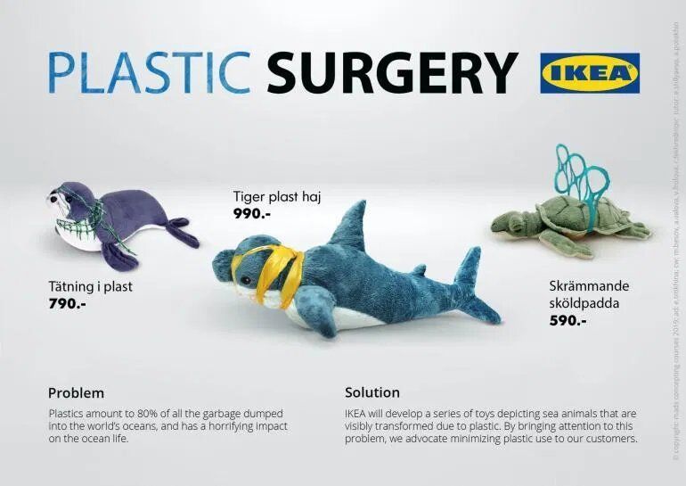 Ces peluches IKEA nous sensibilisent à la pollution maritime