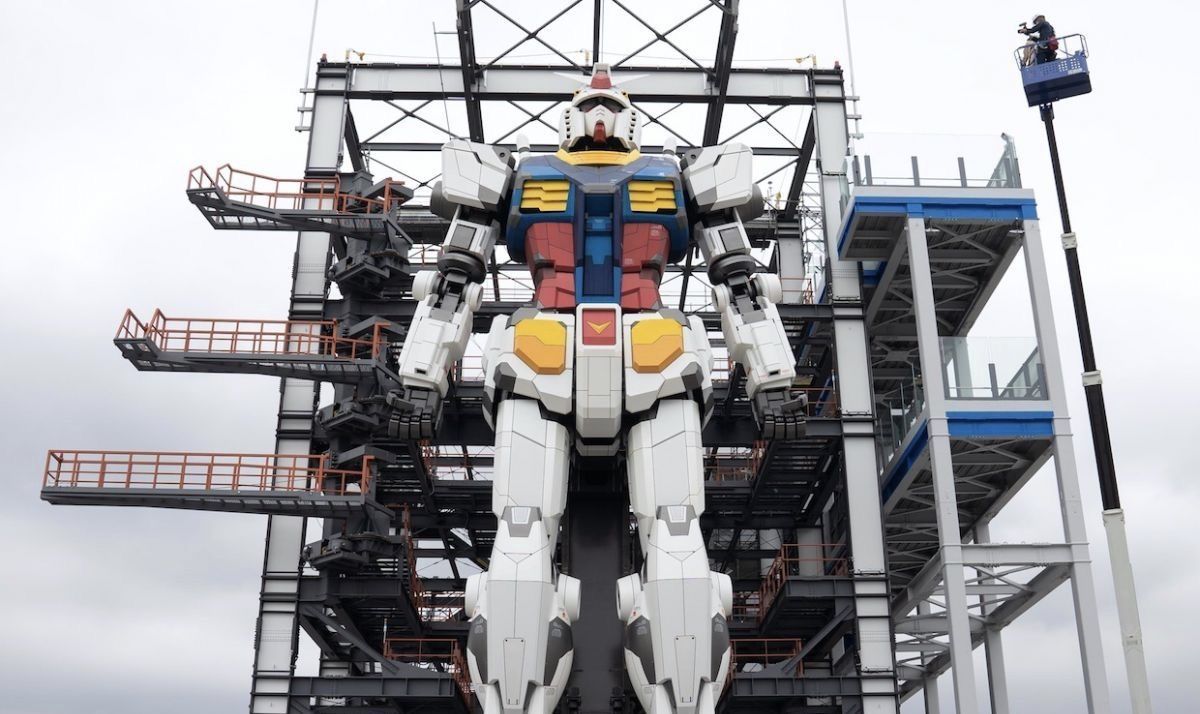 Au Japon, un Gundam à taille réelle et fonctionnel est en cours de test