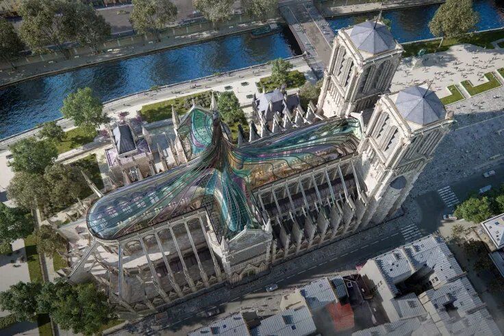 Notre-Dame de Paris : un architecte imagine le nouveau toit de la cathédrale #3