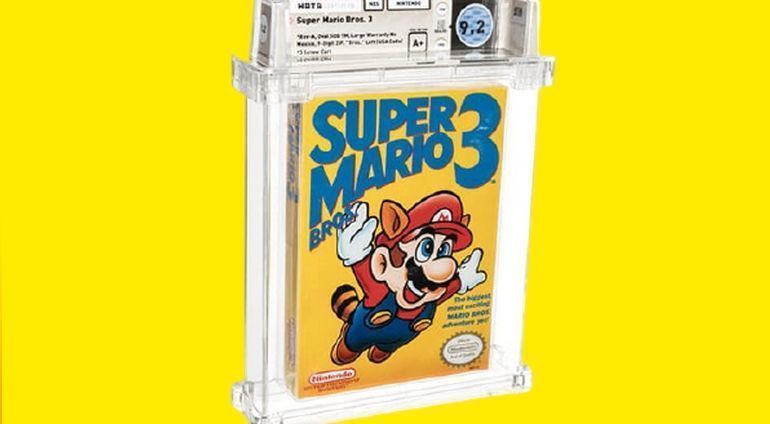 Une cartouche de Super Mario Bros 3 part à 156 000 dollars