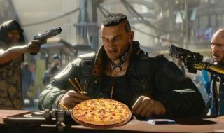 Dans Cyberpunk 2077 manger une Pizza aux Ananas est puni par la loi