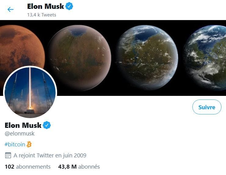 Elon Musk change son statut Twitter et le Bitcoin prend +15% #2