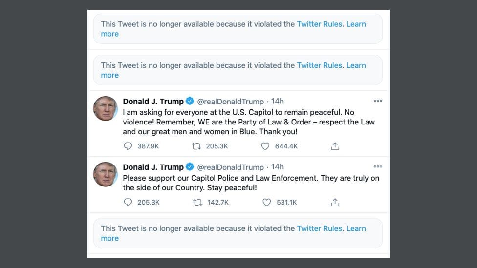 Twitter et Facebook bloquent les comptes de Donald Trump #2