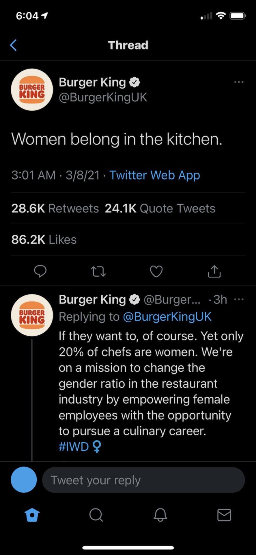 Burger King s'excuse après un tweet sexiste #3