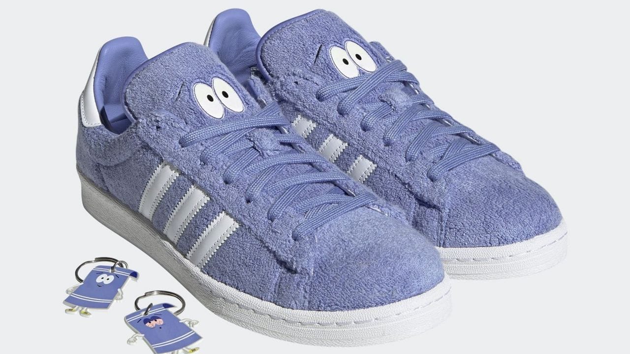 Adidas dévoile des sneakers South Park aux couleurs de Servietsky