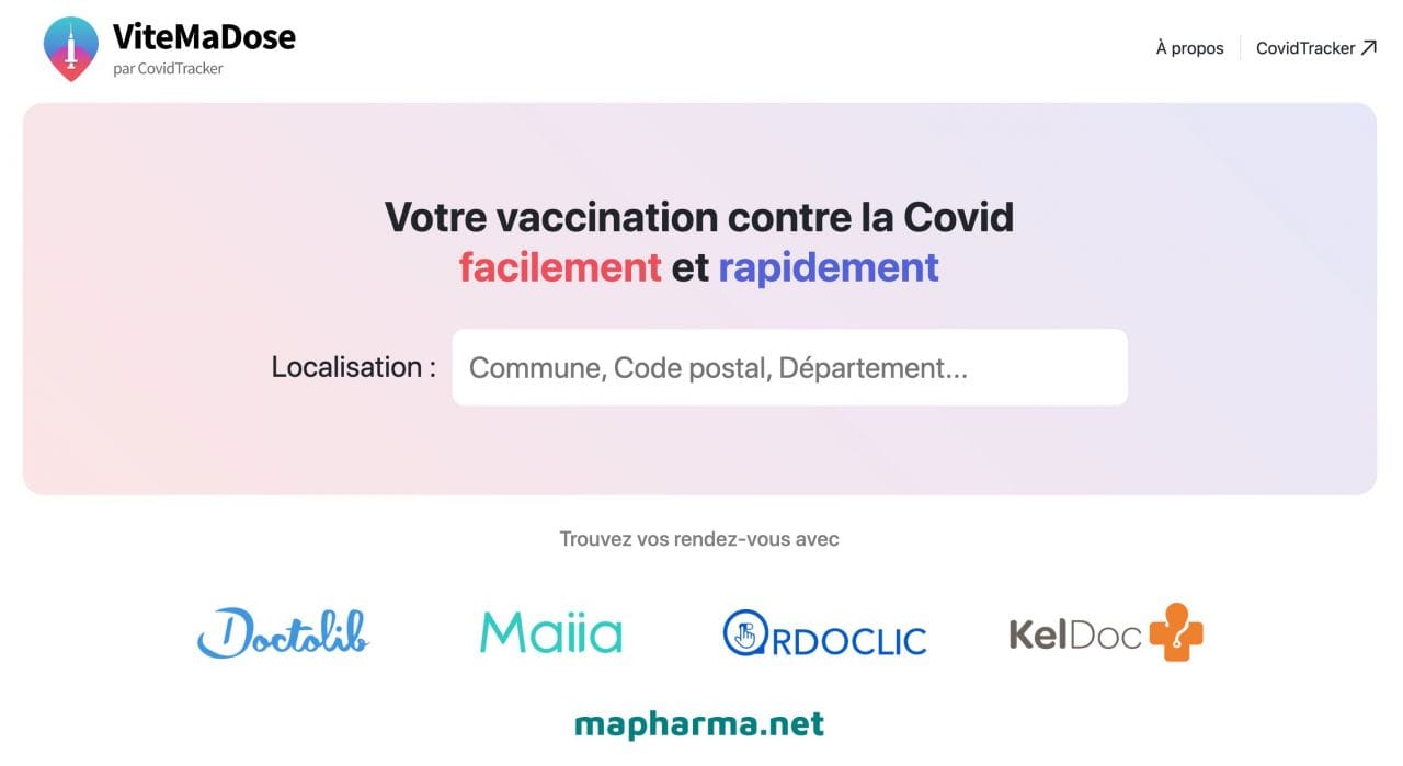 Covid-19 : avec Vite Ma Dose trouvez un centre où vous faire vacciner rapidement