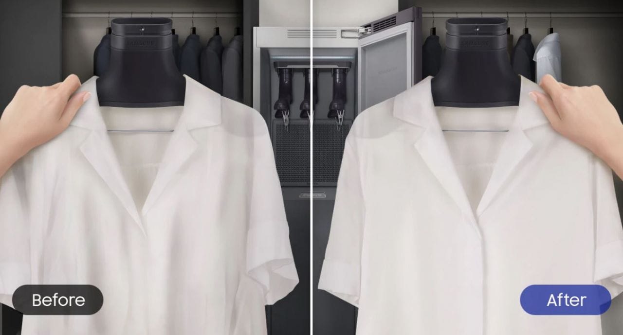 Samsung AirDresser : la penderie connectée qui désodorise sèche et défroisse vos vêtements #6