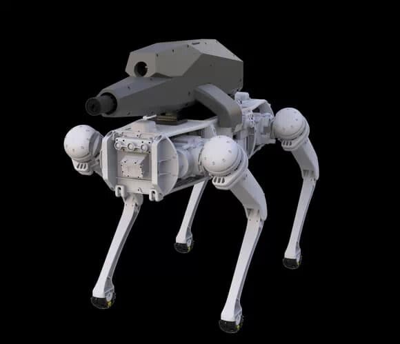 Ce chien-robot équipé d'une arme dans le dos laisse présager le pire... #2