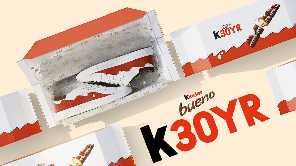 Des sneakers Kinder Bueno pour fêter les 30 ans de la marque #3