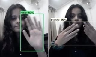 Conçue par une étudiante, cette IA traduit la langue des signes en temps réel