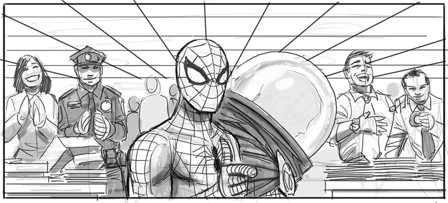Bruce Campbell incarnait bien Mysterio depuis le tout premier film Spider-Man #4